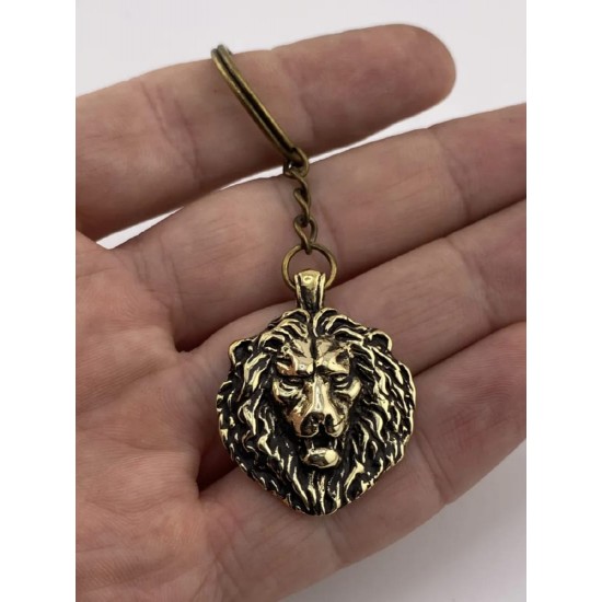 Llavero de bronce «Leon»