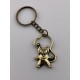 Llavero de bronce «Gato con cola»