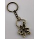 Llavero de bronce «Gato con cola»