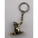 Llavero de bronce «Snowboarder»