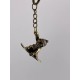 Llavero de bronce «Snowboarder»