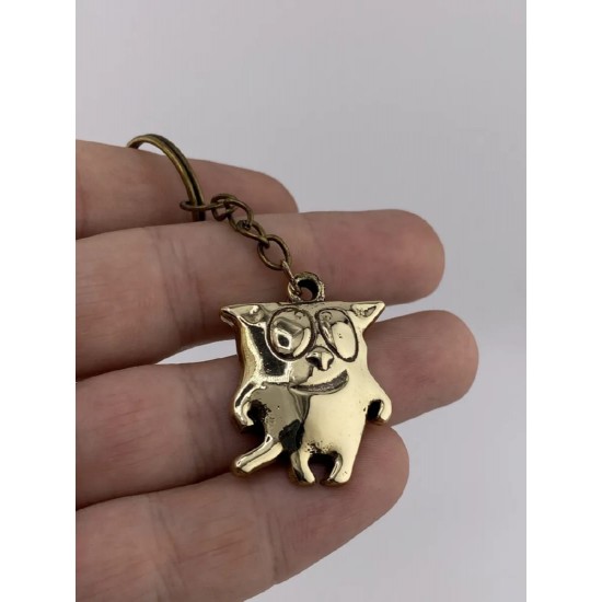 Llavero de bronce «Gatito»