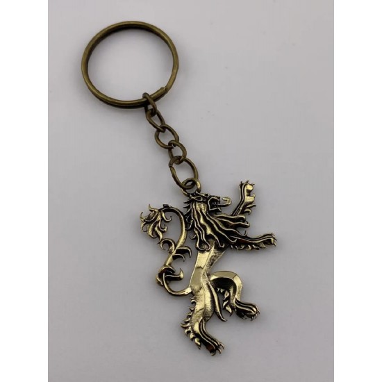 Llavero de bronce «Emblema de los Lannister»
