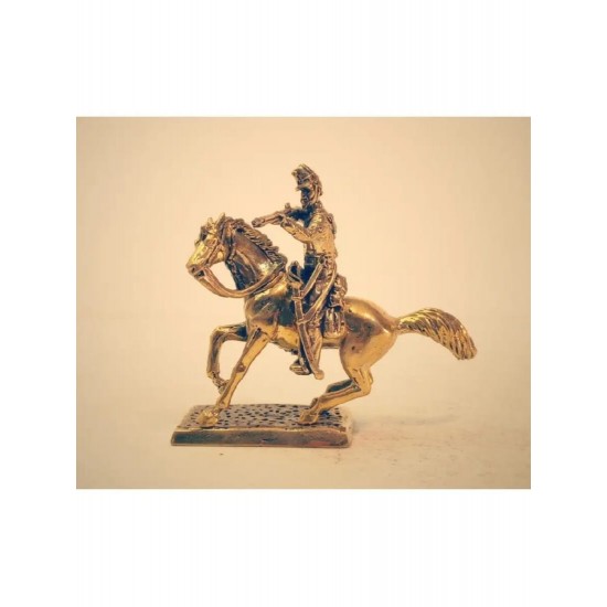 Miniatura de bronce «Cazador frances de Africa (Chasseur d'Afrique)»