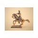 Miniatura de bronce «Cazador frances de Africa (Chasseur d'Afrique)»