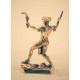 Miniature en bronze « Guerrier iroquois au tricorne britannique »