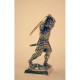 Miniatura de bronce «Samurai con armadura haramaki-do»