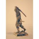 Miniatura de bronce «Samurai con armadura haramaki-do»