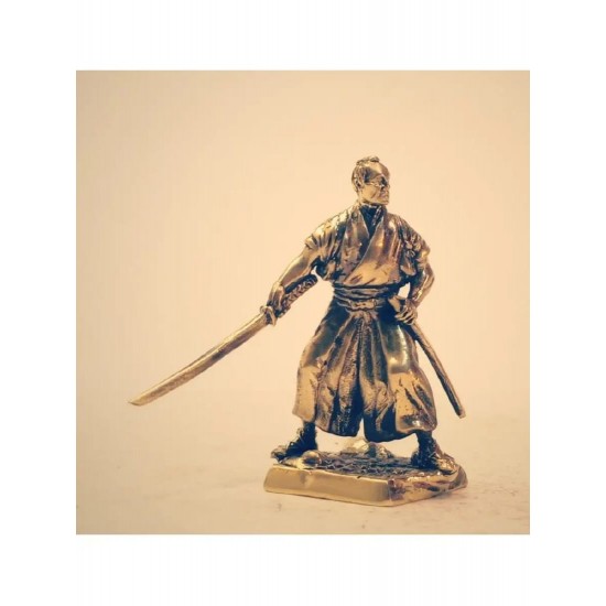 Miniature en bronze « Zenemon Yogo, ronin »