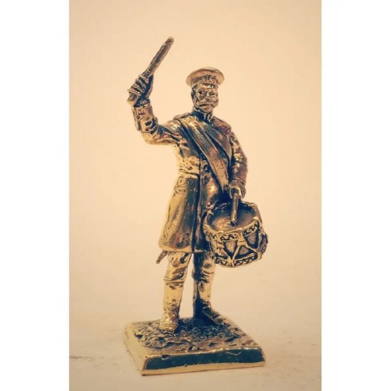 Miniature en bronze « Tambour de la 2e compagnie de grenadiers du 17e regiment de Boutyrsk »