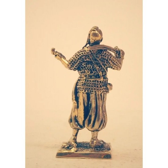 Miniatura de bronce «Desyatnik del Ejercito Zaporogo»