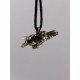 Pendentif en bronze « Chat aviateur »