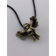 Pendentif en bronze « Chat aviateur »