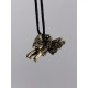 Pendentif en bronze « Chat aviateur »