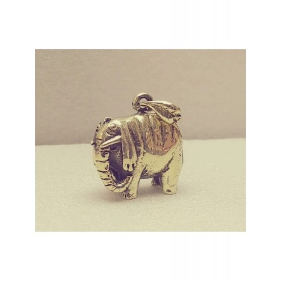 Colgante de bronce «Elefante a rayas»
