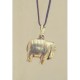 Colgante de bronce «Elefante a rayas»