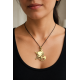 Pendentif en bronze « Chat glamour »