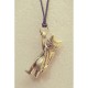 Super Cat Bronze Pendant