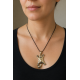 Simon the Cat Bronze Pendant