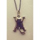 Simon the Cat Bronze Pendant