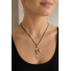 Tiny Cat Anya Bronze Pendant