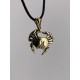 Crab Bronze Pendant