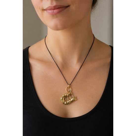 The Cat Who Walked by Herself Bronze Pendant