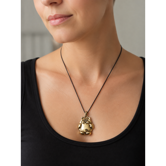 Vasily the Cat Bronze Pendant