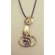 Cat Bronze Pendant