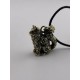 Watchful Cat Bronze Pendant