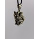 Watchful Cat Bronze Pendant