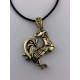 Rooster Bronze Pendant