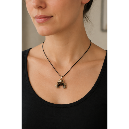 Frog Bronze Pendant