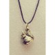 Squirrel with a Nut Bronze Pendant