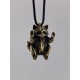 Raccoon Bronze Pendant