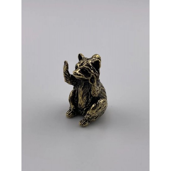 Raccoon Bronze Pendant