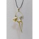 Anya the Cat Bronze Pendant
