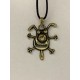Snappy Dog Bronze Pendant
