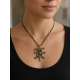 Snappy Dog Bronze Pendant