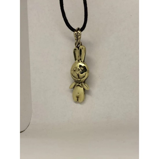Little Bunny Bronze Pendant