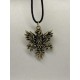 Crested Eagle Bronze Pendant