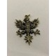 Crested Eagle Bronze Pendant