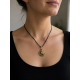 Cheese Mouse Bronze Pendant