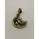 Cheese Mouse Bronze Pendant