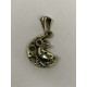 Cheese Mouse Bronze Pendant
