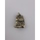 Cat with a Fish Bronze Pendant
