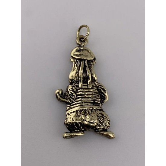 Guinea Pig Bronze Pendant