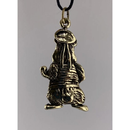 Guinea Pig Bronze Pendant