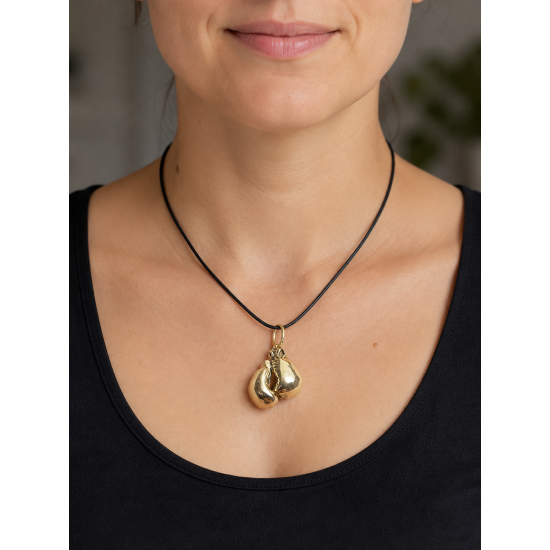 Pendentif en bronze « Gants de boxe »