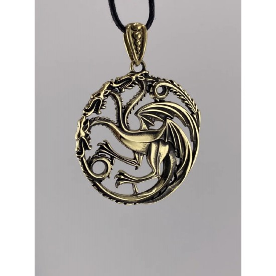 Colgante de bronce «Emblema de los Targaryen»